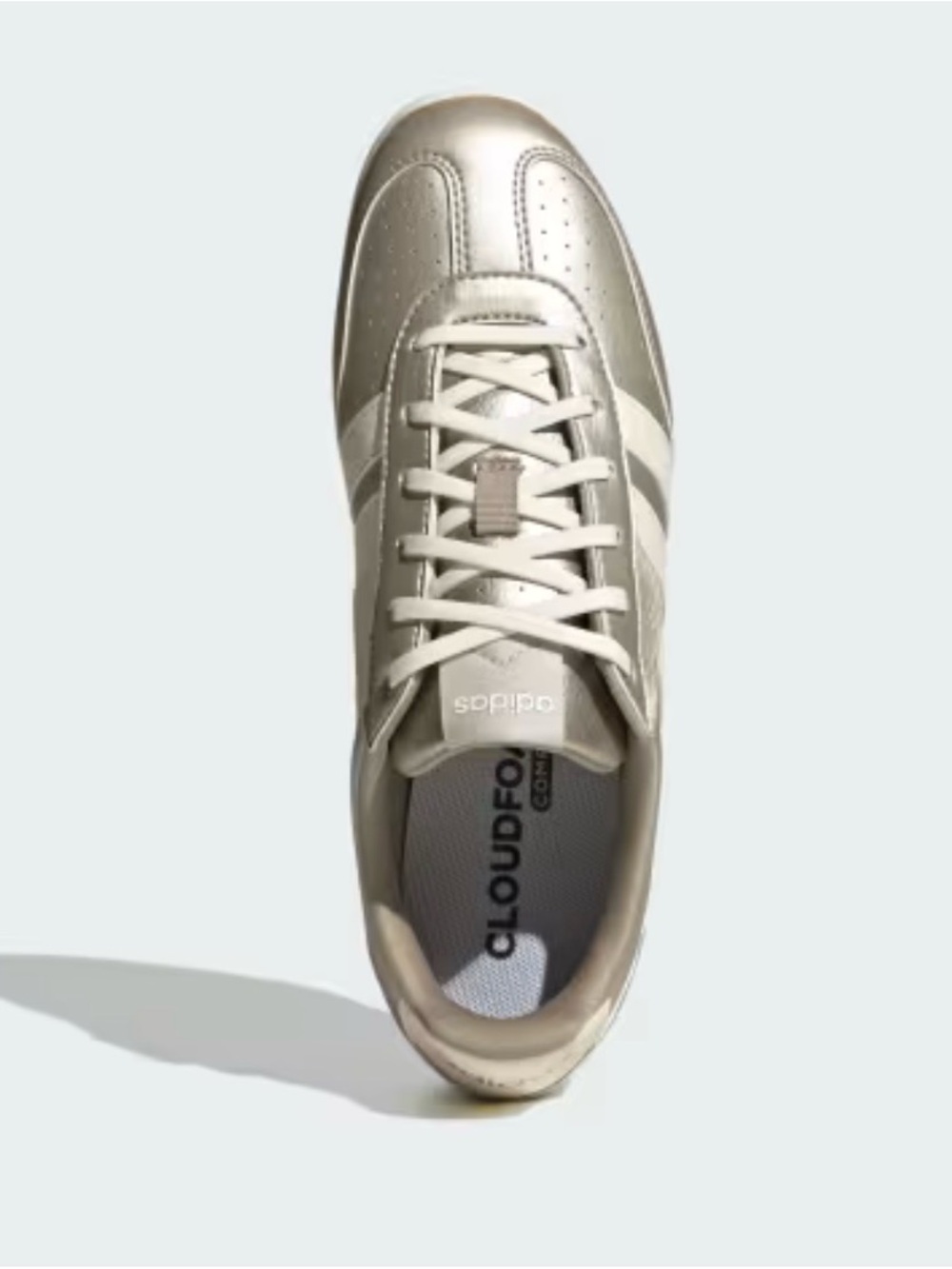 Adidas Barreda Lo in Cyber Metallic Sneaker - Cloudfoam Comfort Size 7